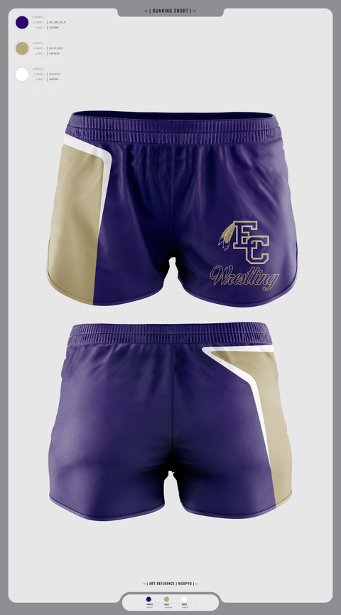 Womens Shorts, East Coweta High School Wrestling, Wrestling, Teamtime, Team time, sublimation, custom sports apparel, team uniforms, spirit wear, spiritwear, sports uniforms, custom shirts, team store, custom team store, fundraiser sports, apparel fundraiser