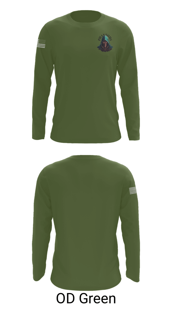 Long Sleeve Performance Shirt, 2nd Platoon Charlie Battery 5-4, Army, Teamtime, Team time, sublimation, custom sports apparel, team uniforms, spirit wear, spiritwear, sports uniforms, custom shirts, team store, custom team store, fundraiser sports, apparel fundraiser