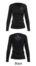 Team California Basketball 80865575 Women's Long Sleeve V-neck Shirt - 35