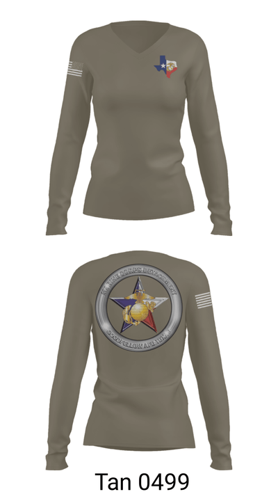 Goodfellow AFB MCD 8795837 Women's Long Sleeve V-neck Shirt - 77
