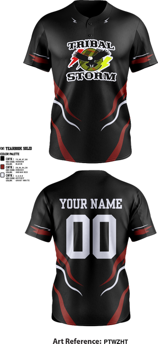 Full Button Softball Jersey, Tribal Storm, Softball, Teamtime, Team time, sublimation, custom sports apparel, team uniforms, spirit wear, spiritwear, sports uniforms, custom shirts, team store, custom team store, fundraiser sports, apparel fundraiser