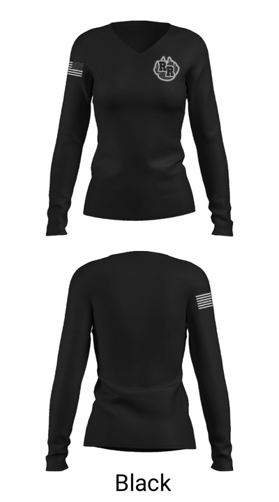 River Ridge 18069624 Women's Long Sleeve V-neck Shirt - 35