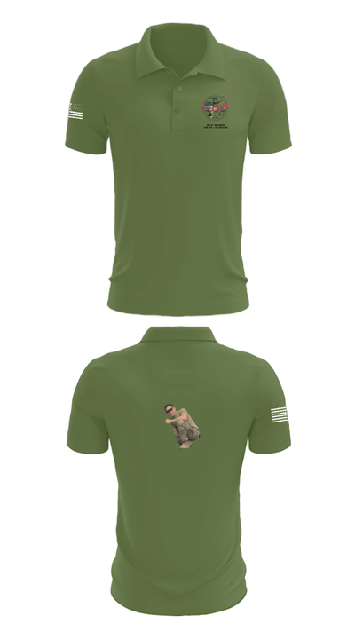 3-82 D Co. GSAB 5428239 Short Sleeve Performance Polo - 47