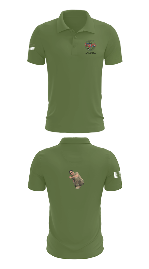 Short Sleeve Performance Polo, 3-82 D Co. GSAB, Army, Teamtime, Team time, sublimation, custom sports apparel, team uniforms, spirit wear, spiritwear, sports uniforms, custom shirts, team store, custom team store, fundraiser sports, apparel fundraiser