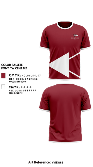Short Sleeve Performance Shirt, Crowley'S Ridge Academy Golf, Golf, Teamtime, Team time, sublimation, custom sports apparel, team uniforms, spirit wear, spiritwear, sports uniforms, custom shirts, team store, custom team store, fundraiser sports, apparel fundraiser
