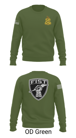 Crew Neck Sweatshirt, 1-200 Infantry, National Guard, Teamtime, Team time, sublimation, custom sports apparel, team uniforms, spirit wear, spiritwear, sports uniforms, custom shirts, team store, custom team store, fundraiser sports, apparel fundraiser