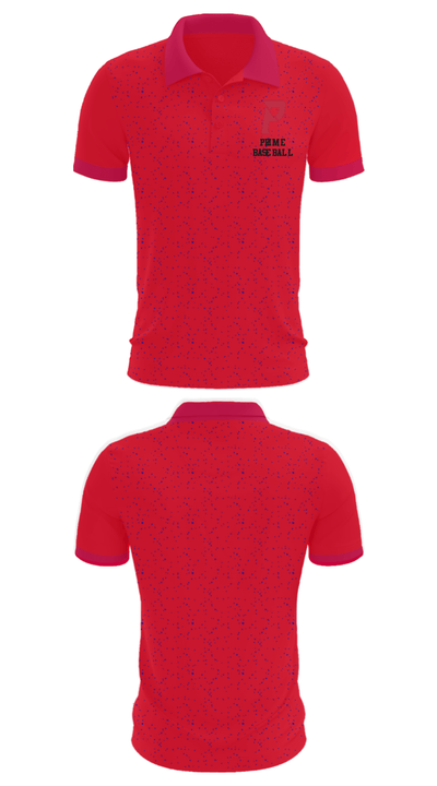 Prime Baseball 2428515 Short Sleeve Performance Polo - 26