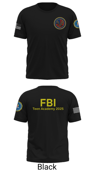 Old School Cotton Feel Shirt, FBI Citizens Academy, , Teamtime, Team time, sublimation, custom sports apparel, team uniforms, spirit wear, spiritwear, sports uniforms, custom shirts, team store, custom team store, fundraiser sports, apparel fundraiser