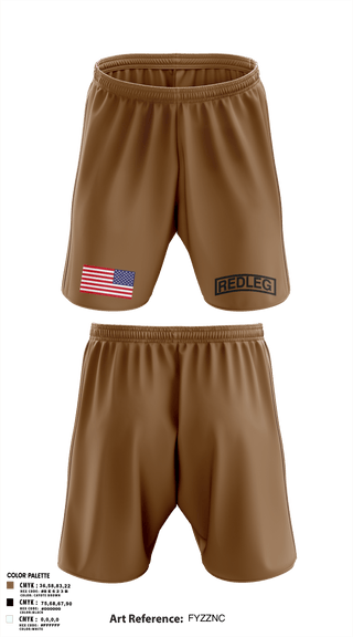 Athletic Shorts With Pockets, BRAVO BULLS, Army, Teamtime, Team time, sublimation, custom sports apparel, team uniforms, spirit wear, spiritwear, sports uniforms, custom shirts, team store, custom team store, fundraiser sports, apparel fundraiser