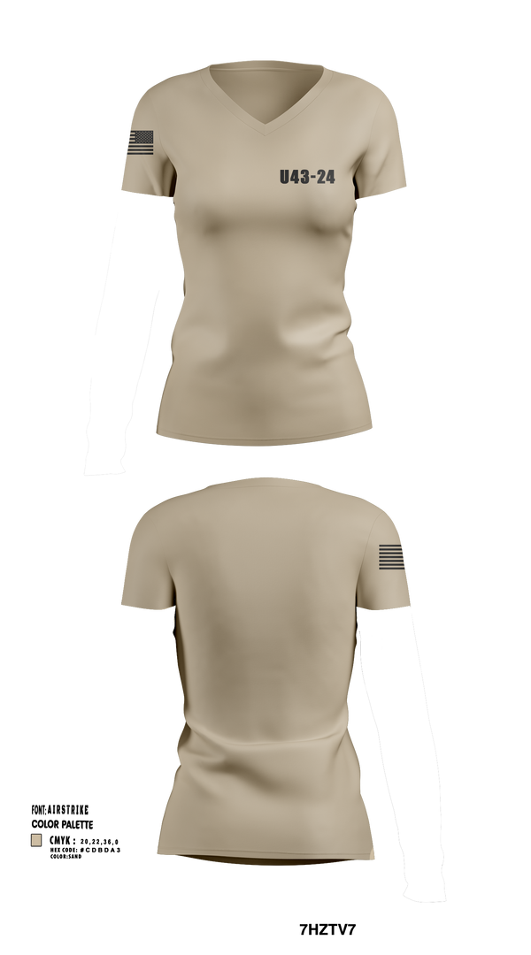 Womens Short Sleeve Vneck Shirt, U43-24, Army, Teamtime, Team time, sublimation, custom sports apparel, team uniforms, spirit wear, spiritwear, sports uniforms, custom shirts, team store, custom team store, fundraiser sports, apparel fundraiser