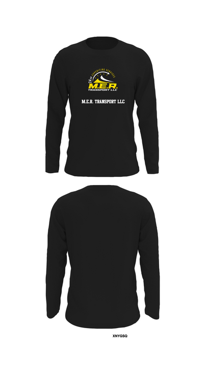 M.E.R. TRANSPORT LLC 858863 Long Sleeve Performance Shirt 27