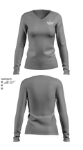 INCONIC 7183919 Women's Long Sleeve V-neck Shirt - 4