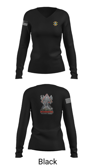Women's Long Sleeve Vneck Shirt, 1/623rd FAR, National Guard, Teamtime, Team time, sublimation, custom sports apparel, team uniforms, spirit wear, spiritwear, sports uniforms, custom shirts, team store, custom team store, fundraiser sports, apparel fundraiser