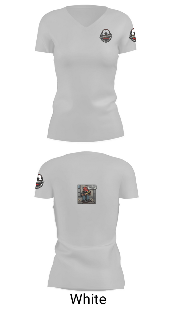 Women's Short Sleeve Vneck Shirt, Condominio FC, Men's Soccer, Teamtime, Team time, sublimation, custom sports apparel, team uniforms, spirit wear, spiritwear, sports uniforms, custom shirts, team store, custom team store, fundraiser sports, apparel fundraiser