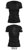 B2 Patriots 31885099 Women's Short Sleeve V-neck Shirt - 28