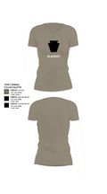 Blackout 17717609 Women's Short Sleeve V-neck Shirt - 61