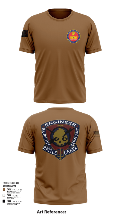 6th Engineer Support 55930969 Short Sleeve Performance Shirt - 125