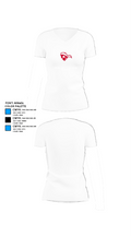 Gibson County High School Volleyball 98171946 Women's Short Sleeve V-neck Shirt - 18