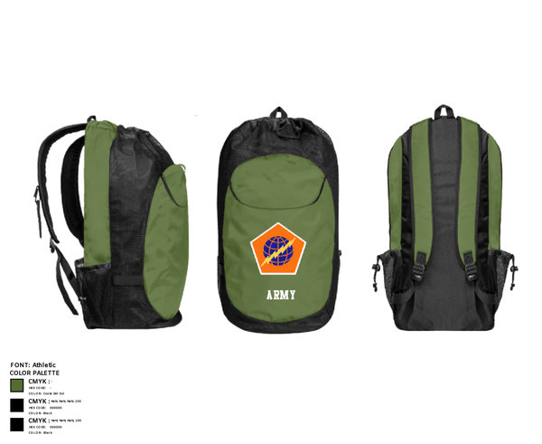 Gear Bag, 98th Expeditionary Signal Battalion, Army, Teamtime, Team time, sublimation, custom sports apparel, team uniforms, spirit wear, spiritwear, sports uniforms, custom shirts, team store, custom team store, fundraiser sports, apparel fundraiser