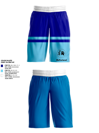 McFarland Girls Basketball 42511970 Mens Basketball Shorts 1