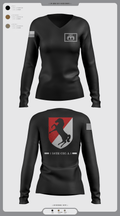 58th CEC-A 67069025 Women's Long Sleeve V-neck Shirt - 1