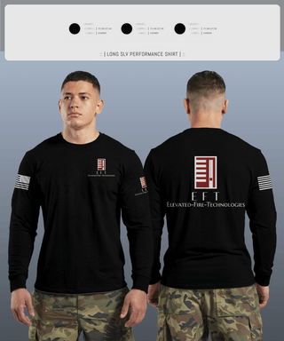 Long Sleeve Performance Shirt, Elevated Fire Technologies Inc, Fire Department, Teamtime, Team time, sublimation, custom sports apparel, team uniforms, spirit wear, spiritwear, sports uniforms, custom shirts, team store, custom team store, fundraiser sports, apparel fundraiser