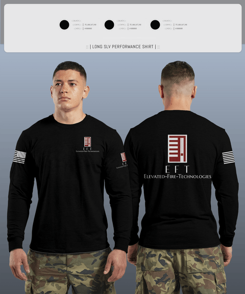 Long Sleeve Performance Shirt, Elevated Fire Technologies Inc, Fire Department, Teamtime, Team time, sublimation, custom sports apparel, team uniforms, spirit wear, spiritwear, sports uniforms, custom shirts, team store, custom team store, fundraiser sports, apparel fundraiser