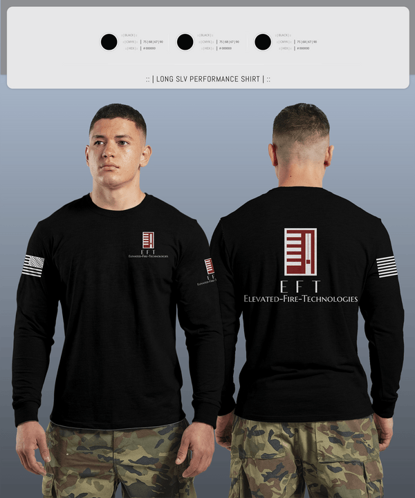 Long Sleeve Performance Shirt, Elevated Fire Technologies Inc, Fire Department, Teamtime, Team time, sublimation, custom sports apparel, team uniforms, spirit wear, spiritwear, sports uniforms, custom shirts, team store, custom team store, fundraiser sports, apparel fundraiser