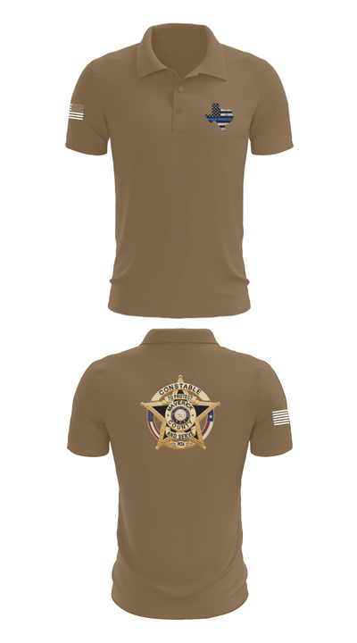 Maverick County Constable PCT 4 23255361 Short Sleeve Performance Polo - 7