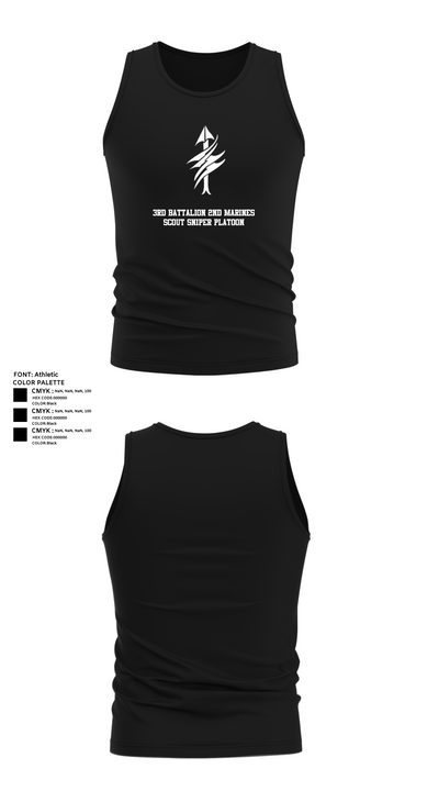 3rd Battalion 2nd Marines Scout Sniper Platoon 1879947 Tank Top - 39