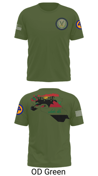 Old School Cotton Feel Shirt, 44th ICBT, National Guard, Teamtime, Team time, sublimation, custom sports apparel, team uniforms, spirit wear, spiritwear, sports uniforms, custom shirts, team store, custom team store, fundraiser sports, apparel fundraiser