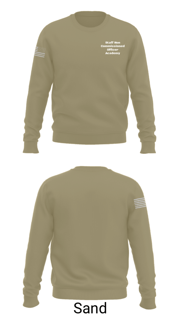 Crew Neck Sweatshirt, Staff Non Commissioned Officer Academy, , Teamtime, Team time, sublimation, custom sports apparel, team uniforms, spirit wear, spiritwear, sports uniforms, custom shirts, team store, custom team store, fundraiser sports, apparel fundraiser