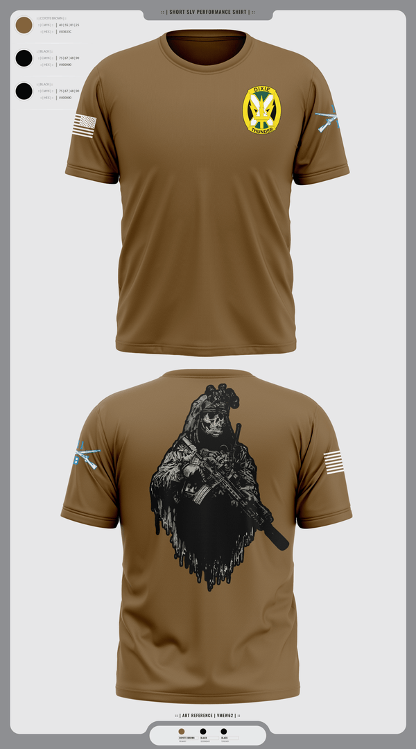 Short Sleeve Performance Shirt, Charlie Company, National Guard, Teamtime, Team time, sublimation, custom sports apparel, team uniforms, spirit wear, spiritwear, sports uniforms, custom shirts, team store, custom team store, fundraiser sports, apparel fundraiser