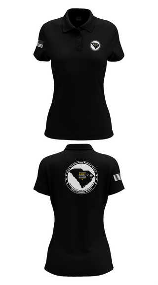 Womens Short Sleeve Performance Polo, Bravo 3, National Guard, Teamtime, Team time, sublimation, custom sports apparel, team uniforms, spirit wear, spiritwear, sports uniforms, custom shirts, team store, custom team store, fundraiser sports, apparel fundraiser