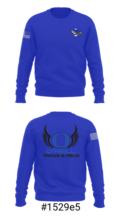 O'Neill High School Track 69865173 Crew Neck Sweatshirt - 16