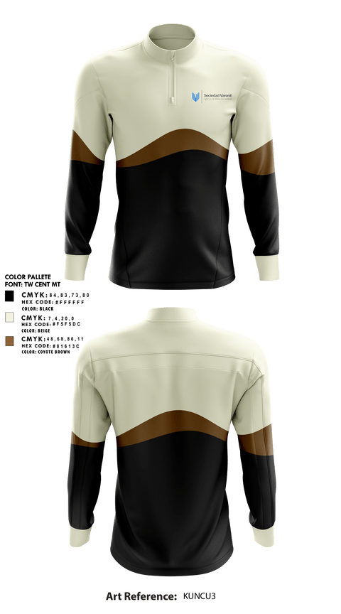 Quarter Zip Jacket, ECC TILE SERVICES, , Teamtime, Team time, sublimation, custom sports apparel, team uniforms, spirit wear, spiritwear, sports uniforms, custom shirts, team store, custom team store, fundraiser sports, apparel fundraiser