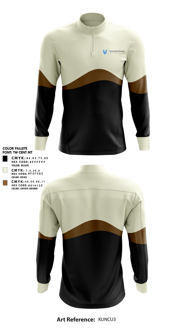 Quarter Zip Jacket, ECC TILE SERVICES, , Teamtime, Team time, sublimation, custom sports apparel, team uniforms, spirit wear, spiritwear, sports uniforms, custom shirts, team store, custom team store, fundraiser sports, apparel fundraiser