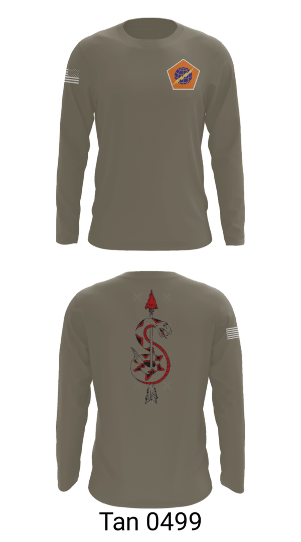 Long Sleeve Performance Shirt, 98th Expeditionary Signal Battalion, Army, Teamtime, Team time, sublimation, custom sports apparel, team uniforms, spirit wear, spiritwear, sports uniforms, custom shirts, team store, custom team store, fundraiser sports, apparel fundraiser