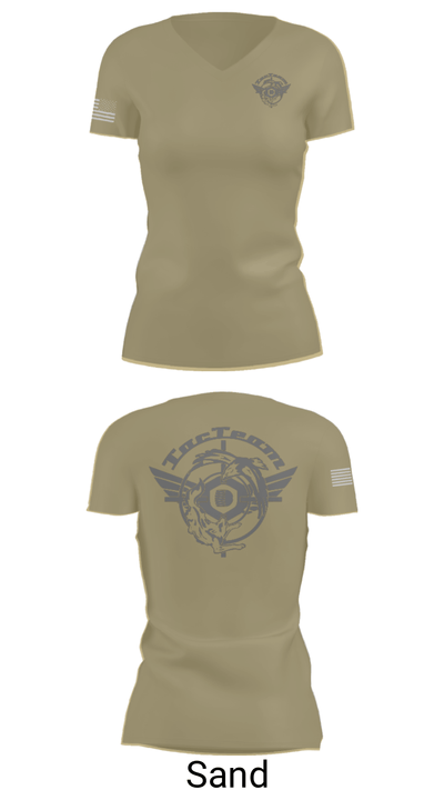 TacTeam 28181044 Women's Short Sleeve V-neck Shirt - 88