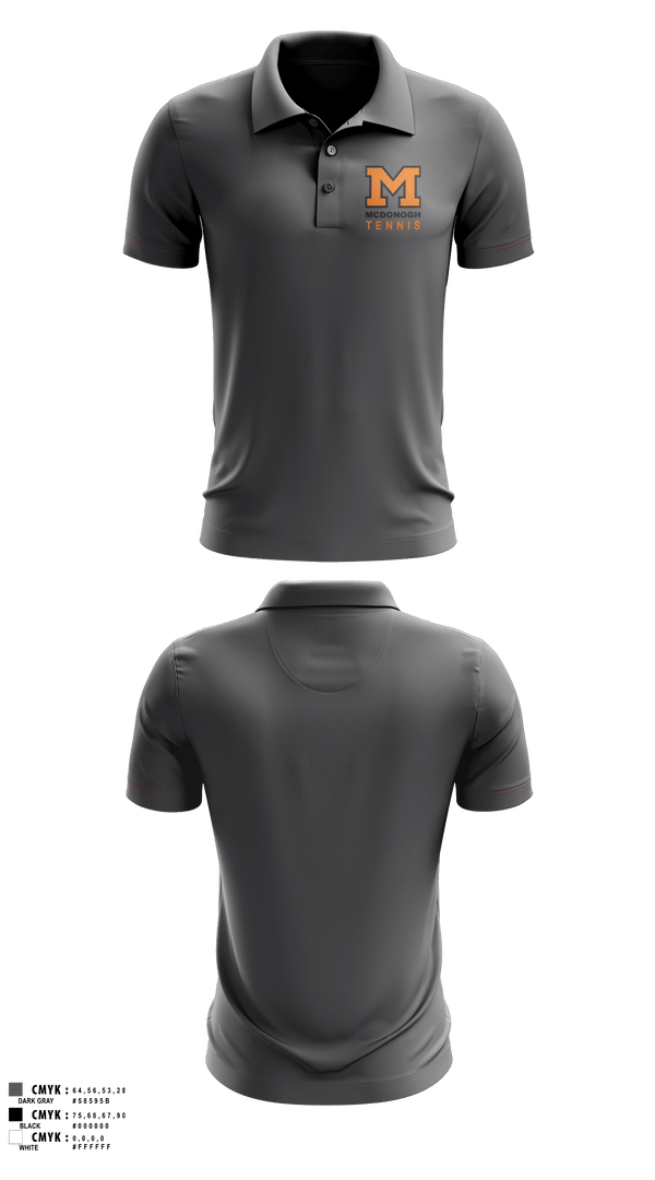 Short Sleeve Performance Polo, Girls Tennis McDonogh School, Tennis, Teamtime, Team time, sublimation, custom sports apparel, team uniforms, spirit wear, spiritwear, sports uniforms, custom shirts, team store, custom team store, fundraiser sports, apparel fundraiser