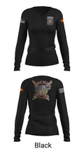 Archer Battery 2-2 FA 26774944 Women's Long Sleeve V-neck Shirt - 37