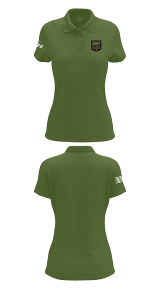 Womens Short Sleeve Performance Polo, Recruiting, National Guard, Teamtime, Team time, sublimation, custom sports apparel, team uniforms, spirit wear, spiritwear, sports uniforms, custom shirts, team store, custom team store, fundraiser sports, apparel fundraiser