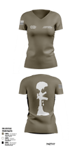 1st Armored Division - 3rd Brigade Combat Team - 2-5 Infantry Action Company 97759468 Women's Short Sleeve V-neck Shirt - 2