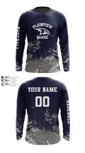 Plainview Hawks 8354559 Long Sleeve Performance Shirt 24