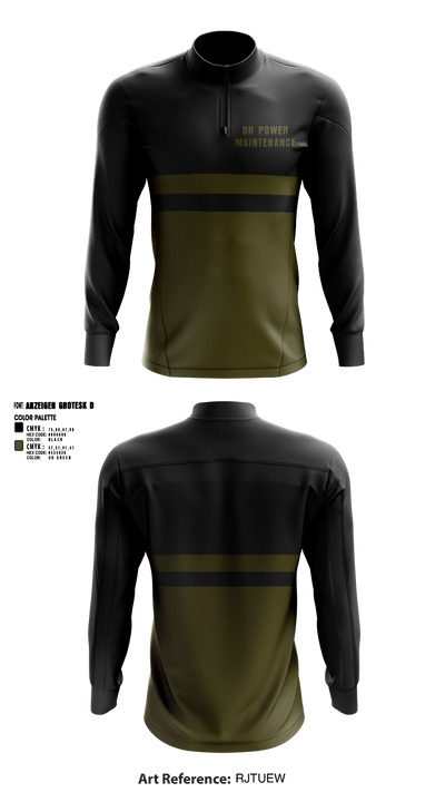 br power maintenance 65016715 Quarter Zip Jacket - 1