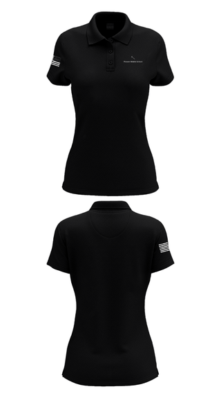 Women's Short Sleeve Performance Polo, Pioneer Middle School Cross Country, Cross Country, Teamtime, Team time, sublimation, custom sports apparel, team uniforms, spirit wear, spiritwear, sports uniforms, custom shirts, team store, custom team store, fundraiser sports, apparel fundraiser