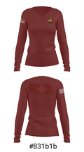 Delta Company 71489817 Women's Long Sleeve V-neck Shirt - 7