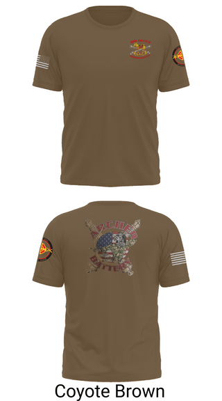 Old School Cotton Feel Shirt, Archer Battery 2-2 FA, Army, Teamtime, Team time, sublimation, custom sports apparel, team uniforms, spirit wear, spiritwear, sports uniforms, custom shirts, team store, custom team store, fundraiser sports, apparel fundraiser
