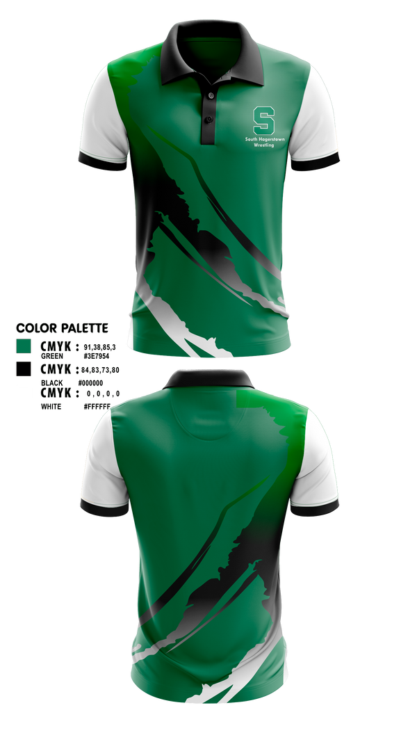 Short Sleeve Performance Polo, South Hagerstown High School Wrestling, Wrestling, Teamtime, Team time, sublimation, custom sports apparel, team uniforms, spirit wear, spiritwear, sports uniforms, custom shirts, team store, custom team store, fundraiser sports, apparel fundraiser