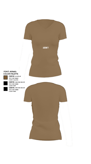 Women's Short Sleeve Vneck Shirt, 3/319th AFAR, Army, Teamtime, Team time, sublimation, custom sports apparel, team uniforms, spirit wear, spiritwear, sports uniforms, custom shirts, team store, custom team store, fundraiser sports, apparel fundraiser